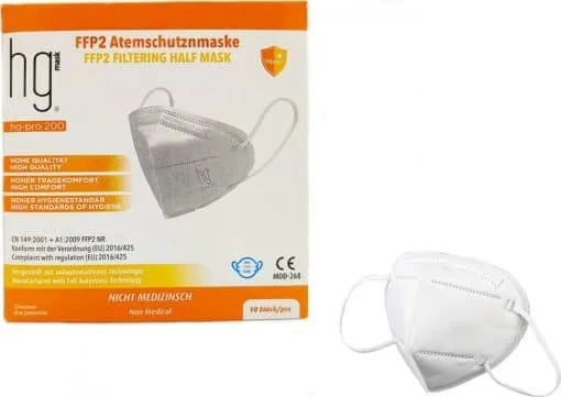 HG N95 FFP2 Koruyucu Steril Tekli Paket