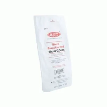Damla Sağlık Steril Pamuklu Ped 10cm x 20cm