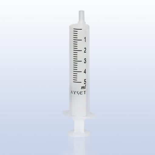 Ayset 5ml 2 Parçalı Siyah Enjektör