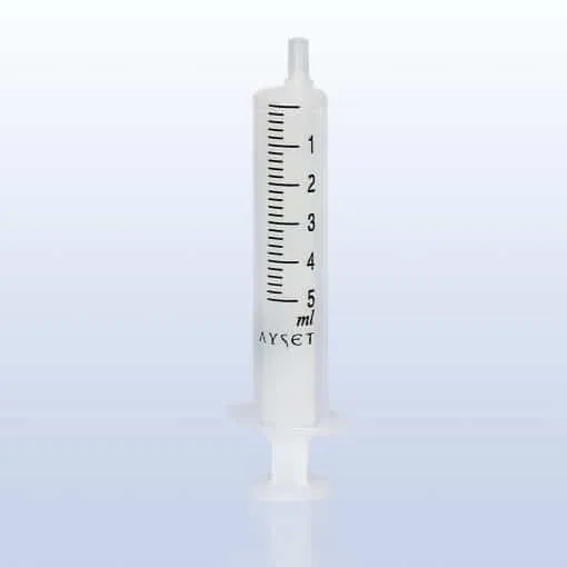 Ayset 5ml 2 Parçalı Siyah Enjektör