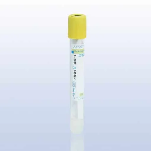 Ayset 5ml ZS Jelli Sarı Vakumlu Kan Alma Tüpü 100'lü