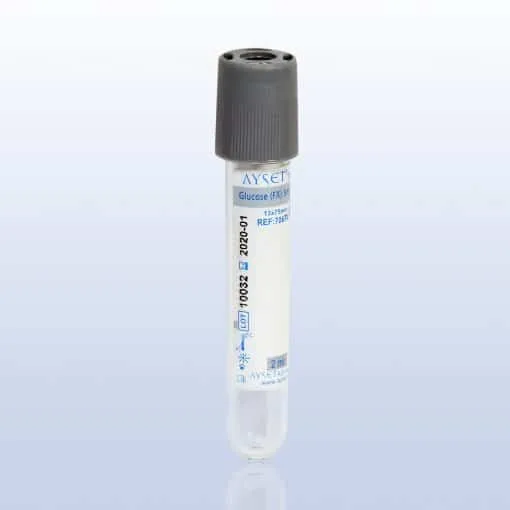 Ayset 4ml FX Gri Vakumlu Kan Alma Tüpü 100'lü