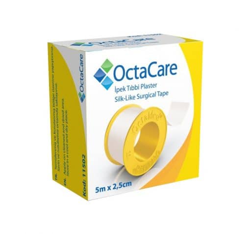 OctaCare İpek Tıbbi Plaster 5m x 2