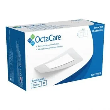 OctaCare Nonwoven Steril Pedli Esnek Yara Örtüsü 5cm x 9cm
