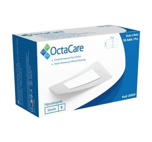 OctaCare Nonwoven Steril Pedli Esnek Yara Örtüsü 5cm x 9cm