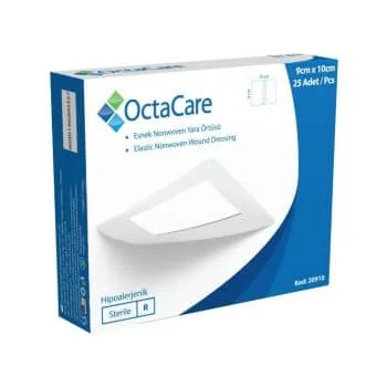 OctaCare Nonwoven Steril Pedli Esnek Yara Örtüsü 9cm x 10cm