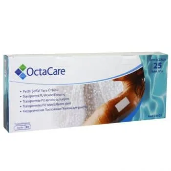 OctaCare Şeffaf Su Geçirmez Yara Örtüsü 9cm x 25cm