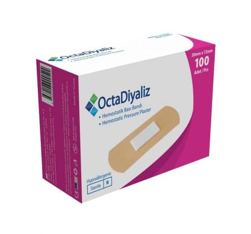 OctaCare Hemostatik Bası Bandı 30mm x 72mm