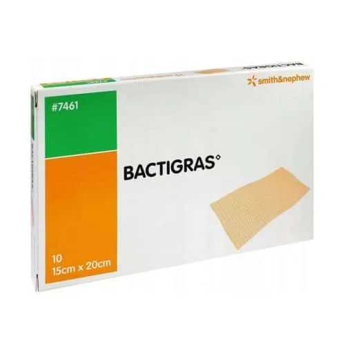 Bactigras Antiseptik Sargı Yara Bakım Örtüsü 15x20 cm Steril Tekli Paket