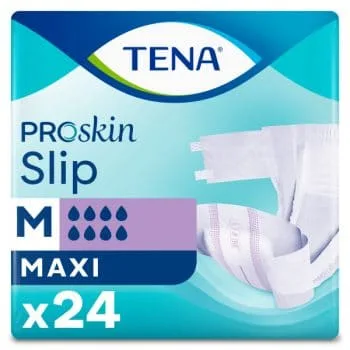 TENA Slip Maxi Bel Bantlı Hasta Bezi, Orta Boy (M), 8 Damla, 24’lü