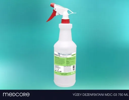 Medcore Alkol Bazlı Hızlı Yüzey Dezenfektanı 750ml