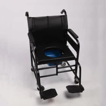 Turmed Tekerlekli Katlanır Alüminyum Tuvalet Sandalyesi