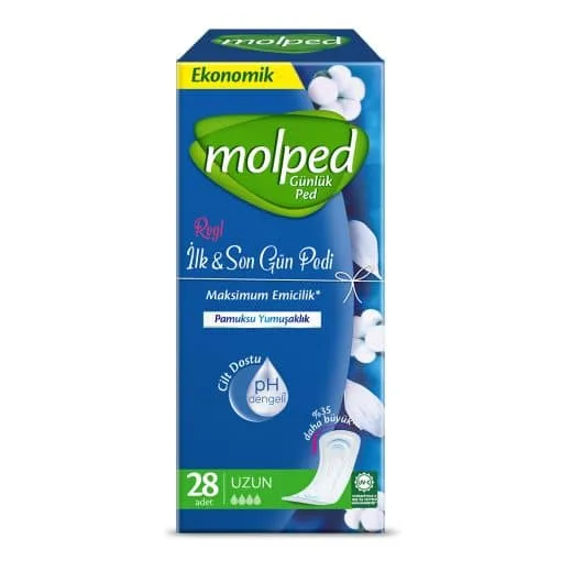 Molped Günlük Ped İlk & Son Gün Pedi Ekonomik 28'li Paket