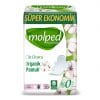 Molped Pure & Soft Organik Pamuk Uzun Süper Ekonomik 20'li Paket
