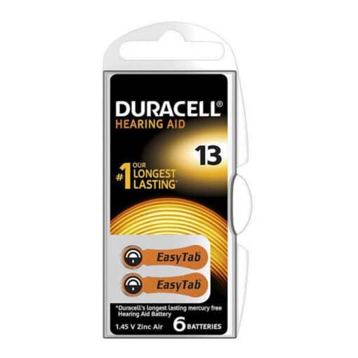 Duracell 13 Numara İşitme Cihazı Pili 6'lı