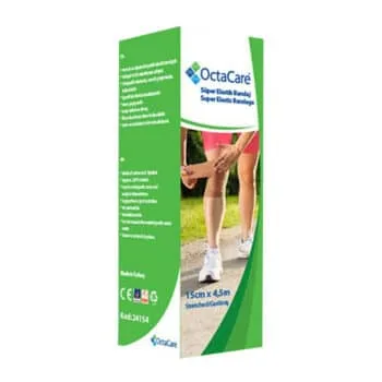 Octacare Süper Elastik Bandaj 15cm x 4,5m