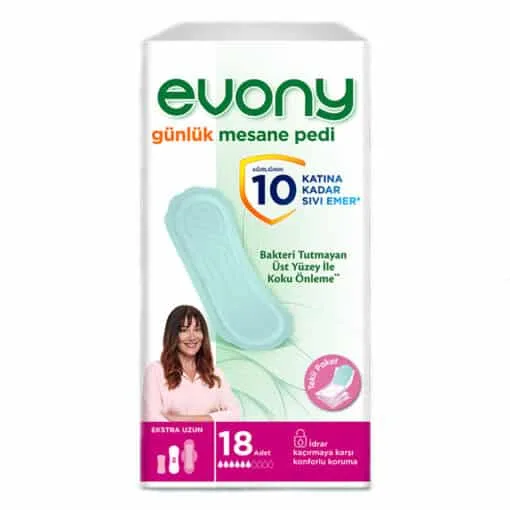 Evony Günlük Mesane Pedi İnce Extra Uzun 18'li Paket