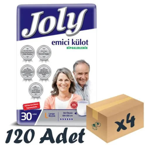 Joly Emici Külot Large 30'lu 4 Paket 120 Adet