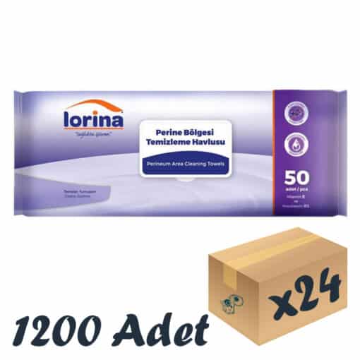 Lorina Perine Bölgesi Temizleme Havlusu 24 Paket 1200 Adet