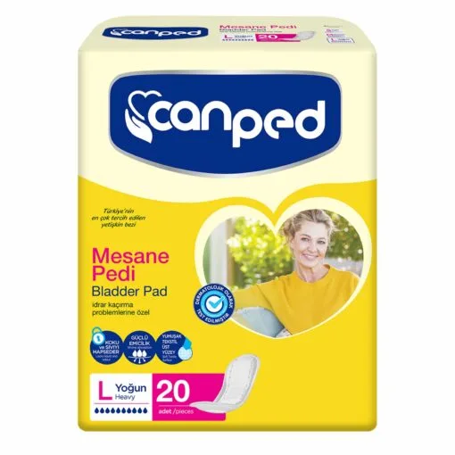 Canped Kadın Mesane Pedi Large Yoğun 20'li