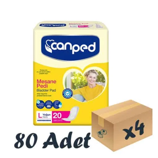 Canped Kadın Yoğun Mesane Pedi Large 20'li 4 Paket 80 Adet