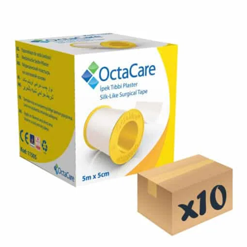 OctaCare Tıbbi İpek Plaster 5m x 5cm 10 Adet