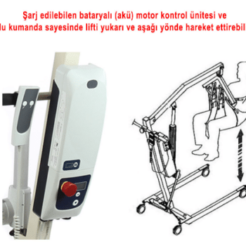 Wollex WG-L520 Motorlu Hasta Taşıma Transfer Lifti