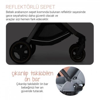 Basel Health Revo 5 İn 1 Travel Bebek Arabası