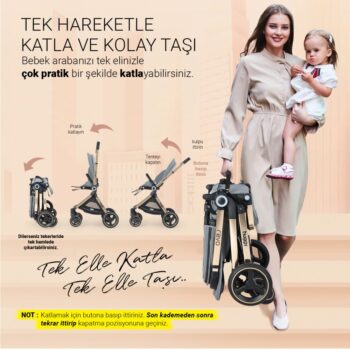Alternative view of Basel Health Revo 5 İn 1 Travel Bebek Arabası