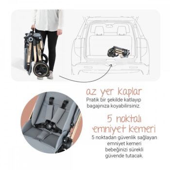 Basel Health Revo 5 İn 1 Travel Bebek Arabası