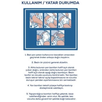 Medcare Premium Bel Bantlı Hasta Bezi 6 Damla Large Büyük Boy L Beden 30'lu 8 Paket 240 Adet