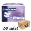 Medcare Maxi Bel Bantlı Hasta Bezi 8 Damla XLarge En Büyük Boy XL Beden 30'lu 2 Paket 60 Adet
