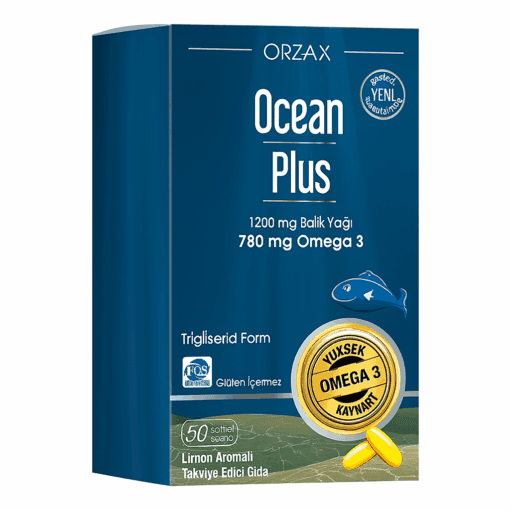 Ocean Plus Easy Fish Oil Omega3 Takviye Kapsül-Balık Yağı 780 Mg