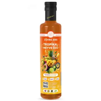 Zühre Ana Tropikal Meyve Özü – Çarkıfelek, Mango, Ananas & Lime Karışımı (640 g)