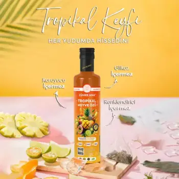 Alternative view of Zühre Ana Tropikal Meyve Özü 2’li Avantaj Paketi – Katkısız Egzotik Meyve Aroması (640 g x 2)