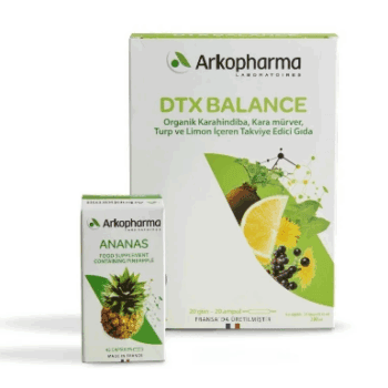 Alternative view of Arkopharma DTX Balance 20 Ampül + Ananas 45 Kapsül – Doğal Detoks ve Metabolizma Desteği