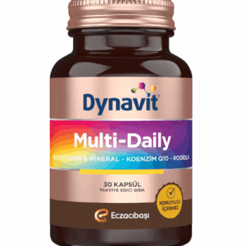 Dynavit Multi Daily – Koenzim Q10 ve Rhodiola Ekstreli Multivitamin & Multimineral Takviyesi