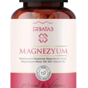 Erbatab Magnezyum 3’lü Form 60 Kapsül