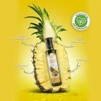 Alternative view of Zühre Ana Ananas Sirkesi 2’li Avantaj Paketi – Katkısız Ananas Sirkesi (500 ml x 2)