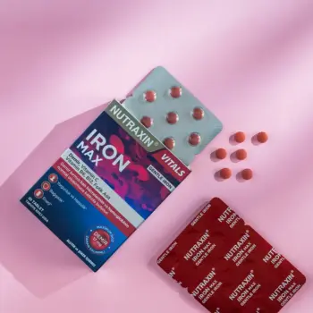 Nutraxin Iron Max – Zaman Salınımlı Bisglisinat Demir, C, B6, B12 ve Folik Asit Desteği