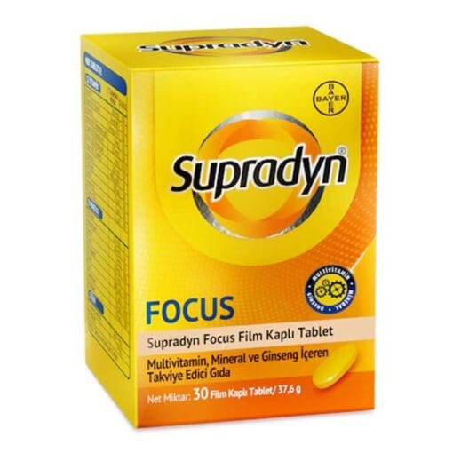 Supradyn Energy Focus Zihinsel Odak ve Günlük Enerji Desteği 30 Tablet