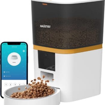 QQ003-V2 Akıllı Otomatik Kedi Mama Kabı, App-Wifi ile Uzaktan Kontrol, Öğün Planlama,porsiyon Belirleme,6lt Hazne, Metal