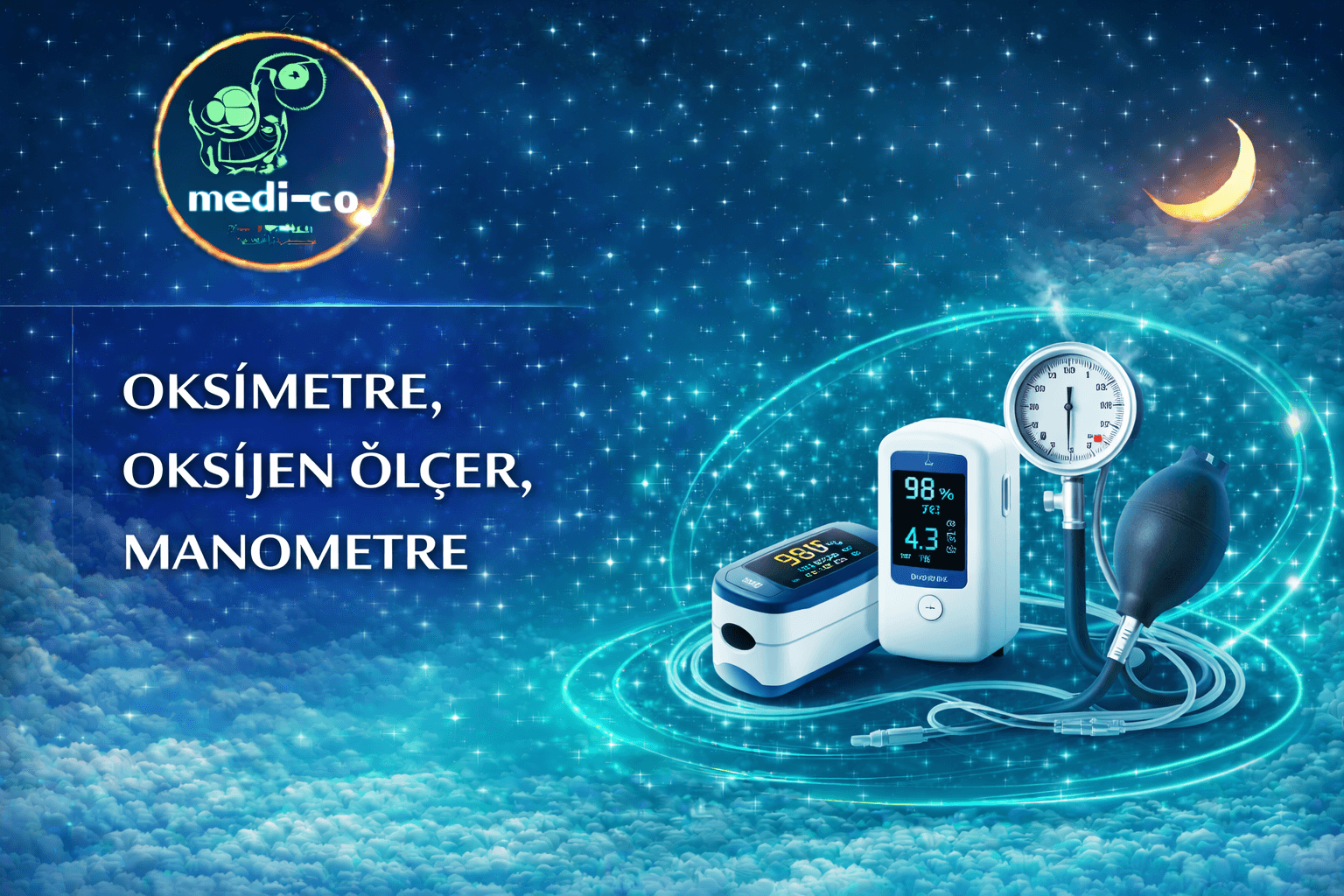 Oksimetre, Oksijen Ölçer, Manometre