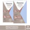 Rexona Clinical Protection Kadın Stick Deodorant Duş Temizleyici 45 ml X2