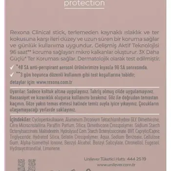 Rexona Clinical Protection Confidence Kadın Stick Deodorant 45ml