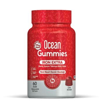 Orzax Ocean Gummies Iron Extra 60 Çiğnenebilir Jel Form