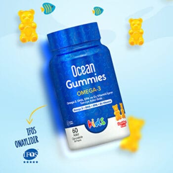 Orzax Ocean Gummies Omega-3 Kids 60 Çiğnenebilir Jel Form