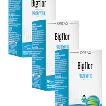 Orzax Bigflor Probiyotik 10 Kapsül 3'lü Paket