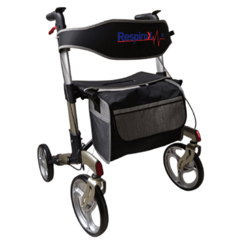 Respirox RR-04 Katlanabilir Lüks Alüminyum Rolatör Gri