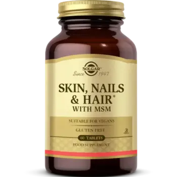 Solgar Skin Nails Hair with MSM 60 Tablet